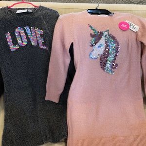 Sweater Dresses, size 5/6